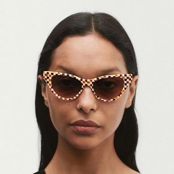Machete Suzy Sunglasses Black Cat Eye NEW Anthropologie